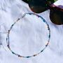 Colourful Mixed Beaded Necklace, thumbnail 2 of 3