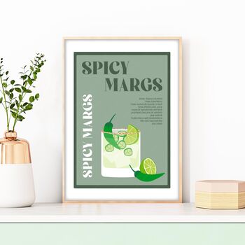 Spicy Margs Cocktail Print, 8 of 10
