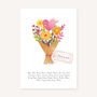 Personalised Thank You Teacher Print Including Children's Names, thumbnail 1 of 6