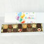 A Luxury Birthday Balloons Chocolate Gift Box With 16 Belgian Chocolates, thumbnail 1 of 3