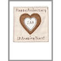 Personalised 7th, 8th Or 19th Wedding Anniversary Card, thumbnail 6 of 6