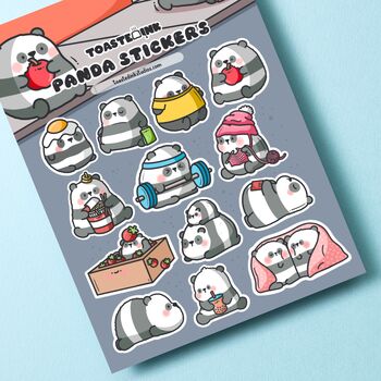 Panda Sticker Sheet | Cute Stickers, 2 of 5