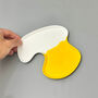 Two Tone Yellow And White Jewellery And Trinket Tray, thumbnail 10 of 11