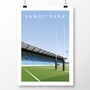 Sandy Park Exeter Chiefs Rugby Poster, thumbnail 2 of 8