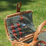 Personalised Traditional Oval Picnic Hamper, thumbnail 4 of 9