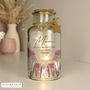 Personalised Wild Flower LED Glass Jar For Mother's Day, thumbnail 1 of 4