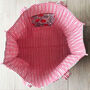 Quilted Cotton Pink Floral Print Beach Tote Bag, thumbnail 4 of 6