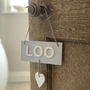 Loo Sign Toilet Door Plaque, thumbnail 1 of 3