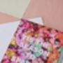 Tis The Season To Sparkle – Pink And Gold Marble Christmas Card – Blank Inside, thumbnail 2 of 4