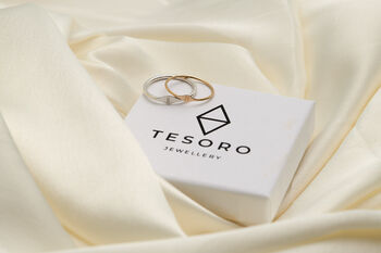 Mini Initial Sterling Silver Signet Ring, 5 of 5