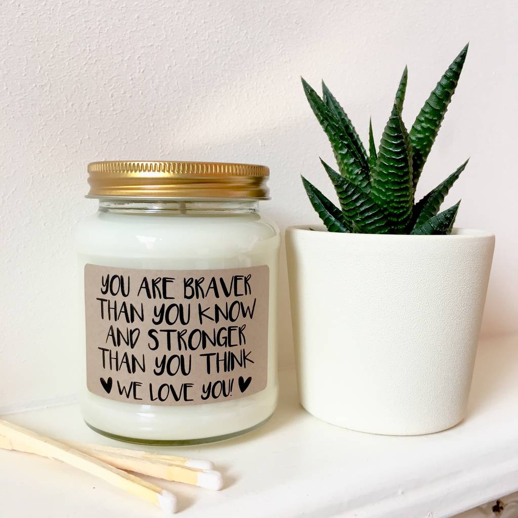 your own bespoke message scented soy candle by lollyrocket candle co