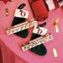 Personalised Christmas Knitted Stockings With Chocolates, thumbnail 4 of 5