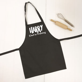 Chef In Training Personalised Kids Apron, 3 of 7