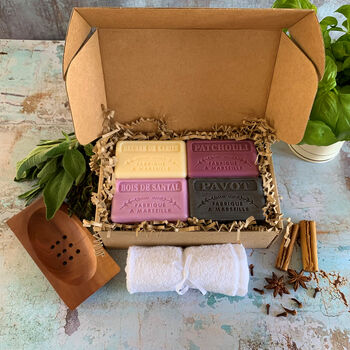 Handmade French Soaps 'Aromatic' Gift Set, 3 of 6
