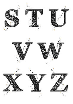 Alphabet Initial Print, 10 of 11