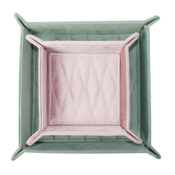 Quilted Velvet Catchall Jewellery Tray, 2 of 9
