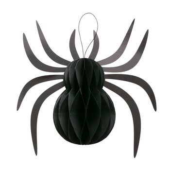 Spooky Spider Honeycomb Hanging Halloween Decoration, 2 of 4