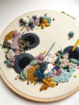 Modern Abstract Embroidery Kit, 2 of 5