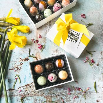 Spring Selection Box Of Artisan Chocolates, 2 of 12