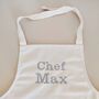 Personalised Kids Toddlers And Adults Cotton Apron, thumbnail 10 of 12