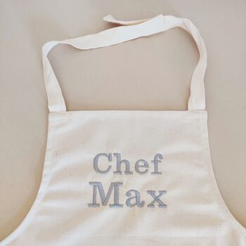 Personalised Kids Toddlers And Adults Cotton Apron, 10 of 12
