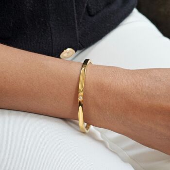 Diamond Bangle Gold, 2 of 7