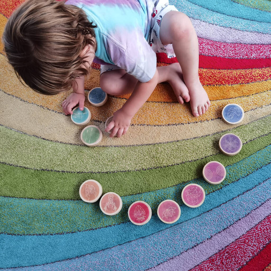Image of Handcrafted Wooden Full Moon Year