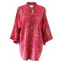 Red And Pink Paisley Viscose Summer Jacket, thumbnail 4 of 4