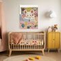 Bedtime Story Mouse Nursery Art Print, thumbnail 4 of 5