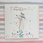 Auntie Birthday Card Champagne Glass Theme, thumbnail 1 of 1