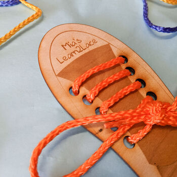 Personalised Learn To Lace Practice Toy, 3 of 5