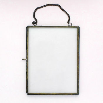 Antique Brass Glass Frames By G Decor, 5 of 6