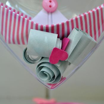 Message Heart Sail Boat Favours, 10 of 12