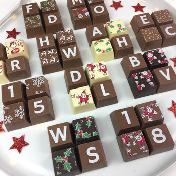 Christmas Personalised Chocolate Squares, 3 of 7