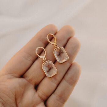 Allana | Delicate Huggie Hoop Charm Earrings, 3 of 5