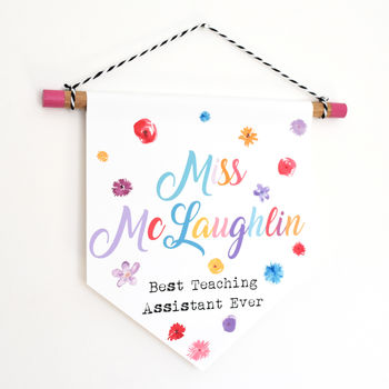 Teaching Assistant Gift Wall Hanging Print, 2 of 3