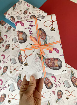 Diagnosis Murder Wrapping Paper, 90s Tv Detective Wrap, 6 of 8