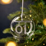 Personalised Christmas Advent Dome Bauble, thumbnail 4 of 5