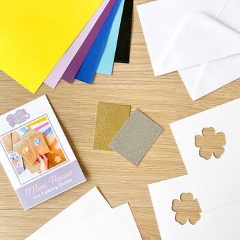 Card Making Kit Mini Pansy | Iris Folding, 4 of 4