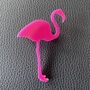 Pink Flamingo Acrylic Brooch, thumbnail 1 of 3