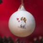 Springer Spaniel Ceramic Round Bauble, thumbnail 1 of 5