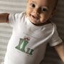 Personalised First Father's Day Baby Grow, thumbnail 1 of 8