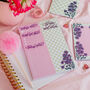 Checkered Floral A5 Daily Notepad, thumbnail 5 of 5