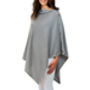 Personalised Grey 100% Cashmere Button Poncho Gift, thumbnail 1 of 6