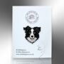 Collie Sheepdog Enamel Pin Badge, Dog Breed Brooch, Gift For Dog Lovers, Pet Loss Or New Pet Gift, thumbnail 4 of 9