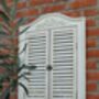 Distressed French Style Shutter Mirror, thumbnail 2 of 6