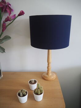 Navy Lampshade With Ditsy Floral Print, 5 of 8