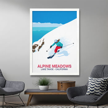 Alpine Meadows Ski Resort Poster, 5 of 6