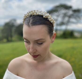 The Grace Bridal Hairband, 10 of 12