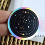 Holographic Star Sign Constellation Sticker, thumbnail 4 of 5